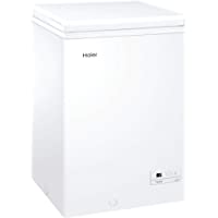 Haier HCE103F - Arcon congelador- 100 litros- Función super congelación- Cesto metálico- Display digital- Interior…